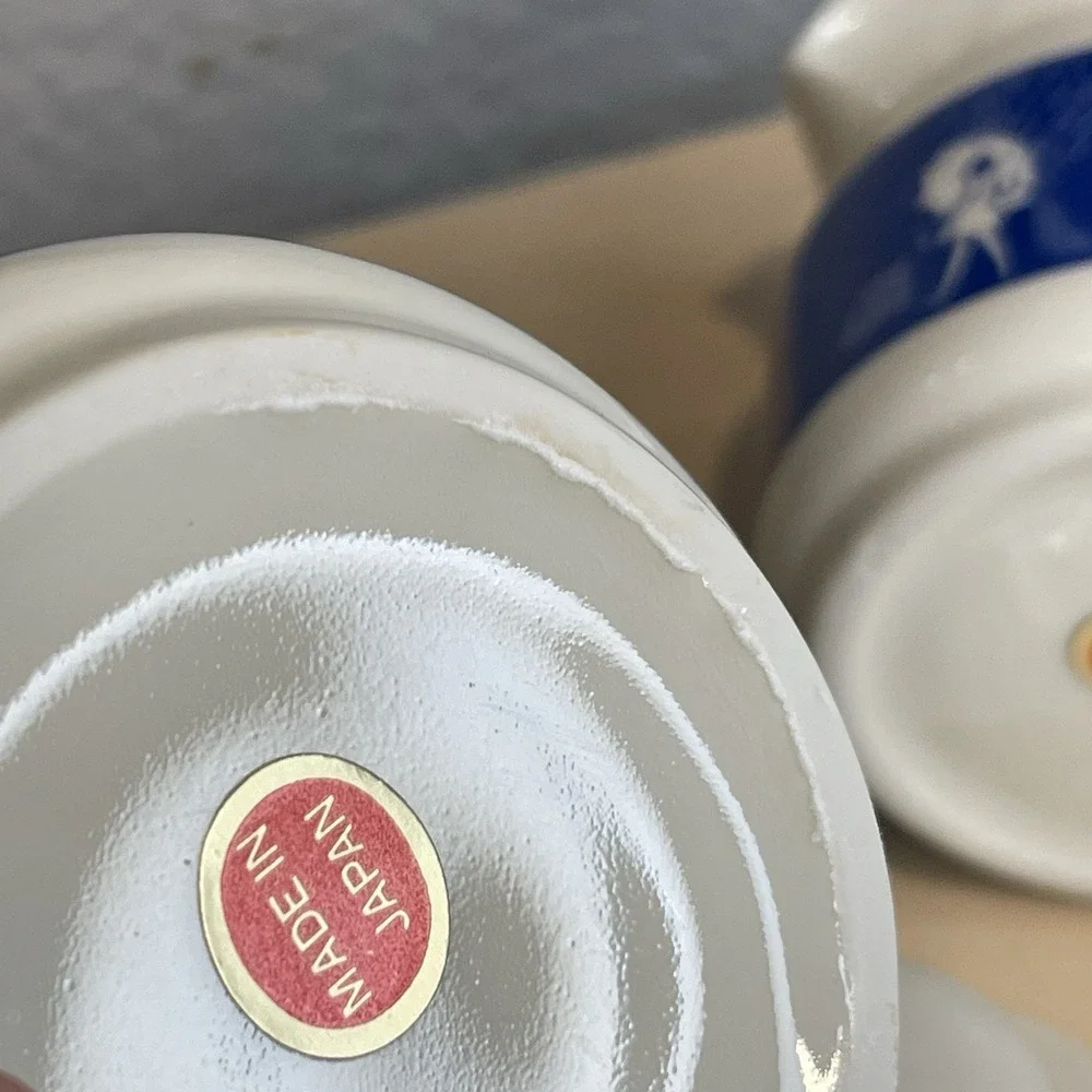 Vintage 1980s Morton Salt Girl When It Rains It Pours Creamer and Sugar Bowl Set